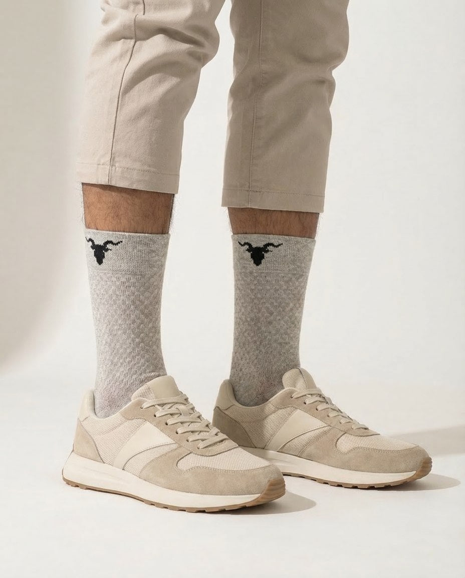 Executive Series Diamond Knit Dress Socks – 5-Pair Heritage Colour Palette