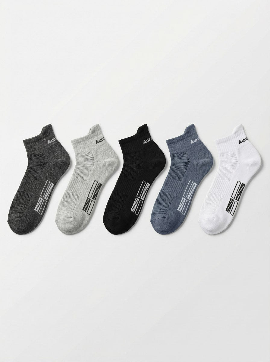 Structural Series Arch Support Ankle Socks – 5-Pair Tech Pack