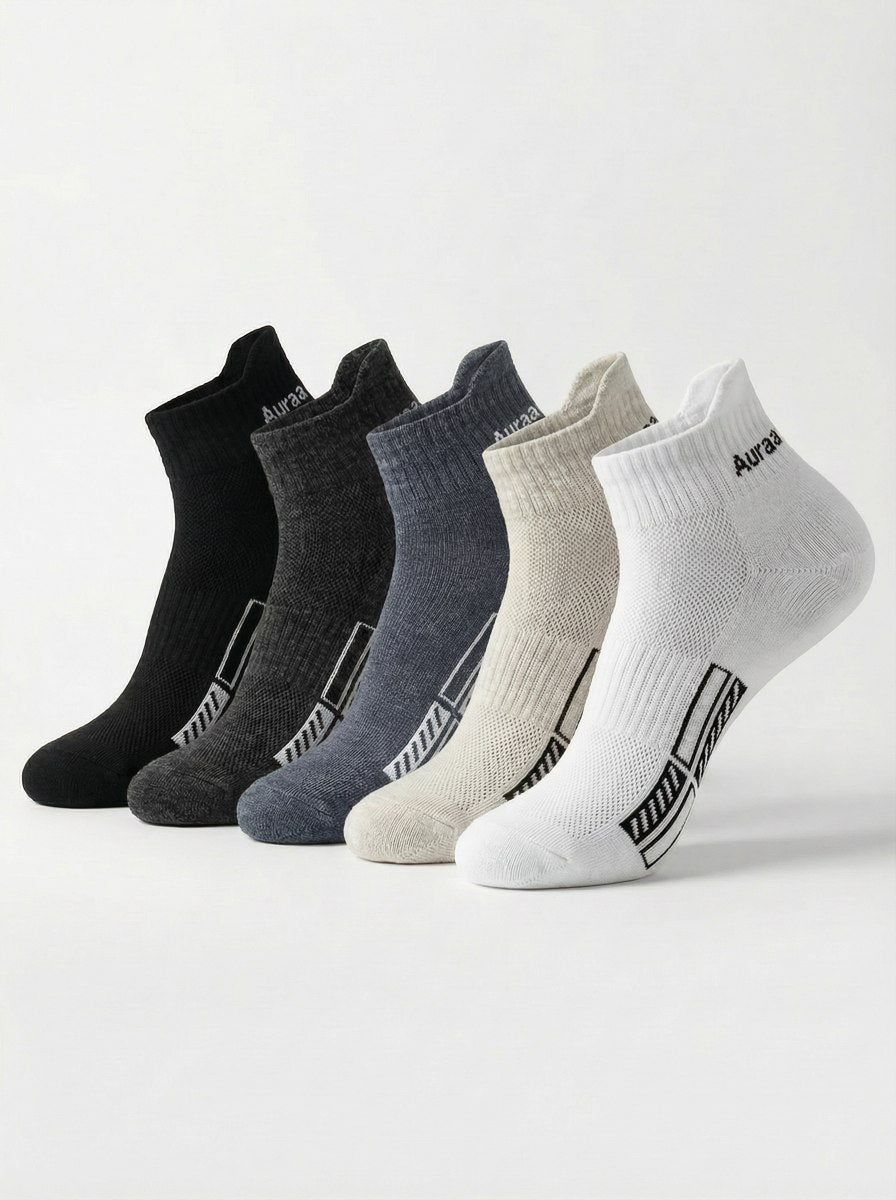Structural Series Arch Support Ankle Socks – 5-Pair Tech Pack