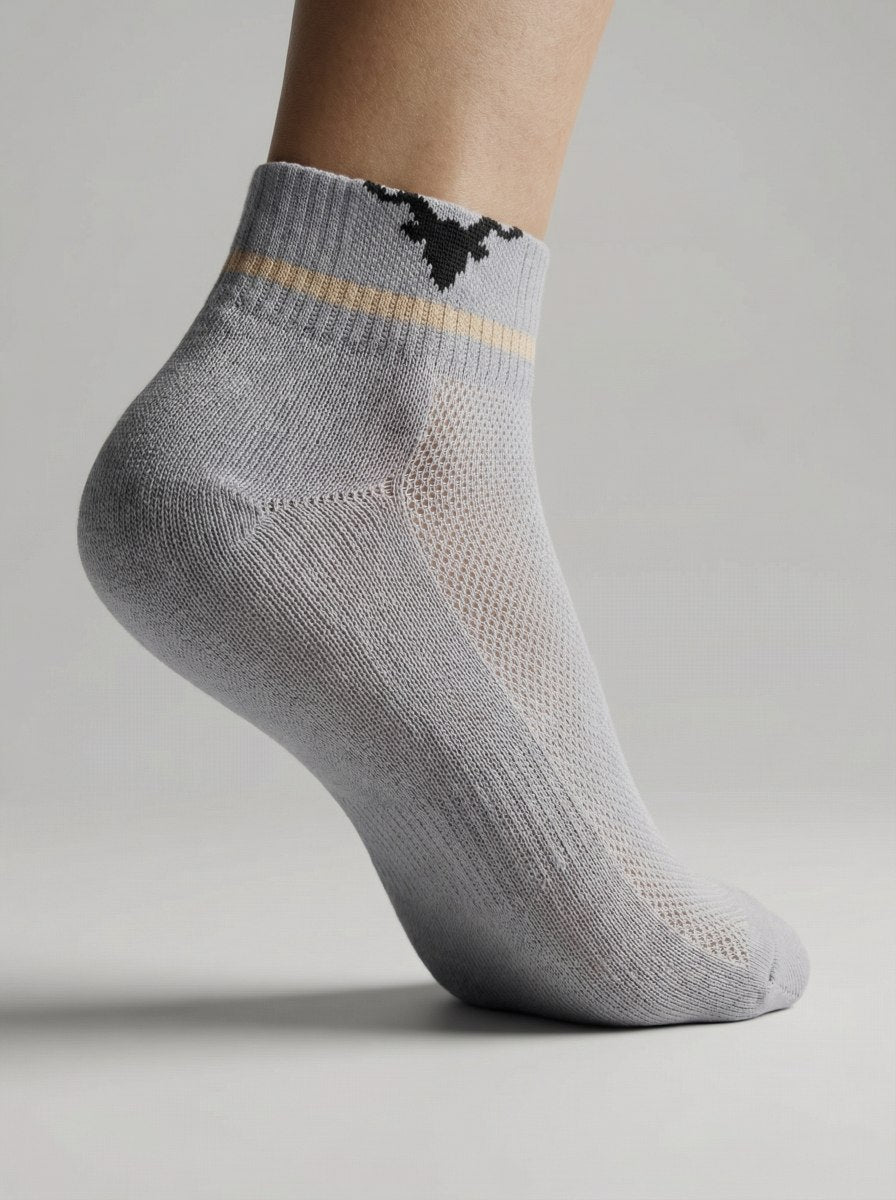 Breeze Series Mesh-Knit Ankle Socks – 5-Pair Pastel Pack