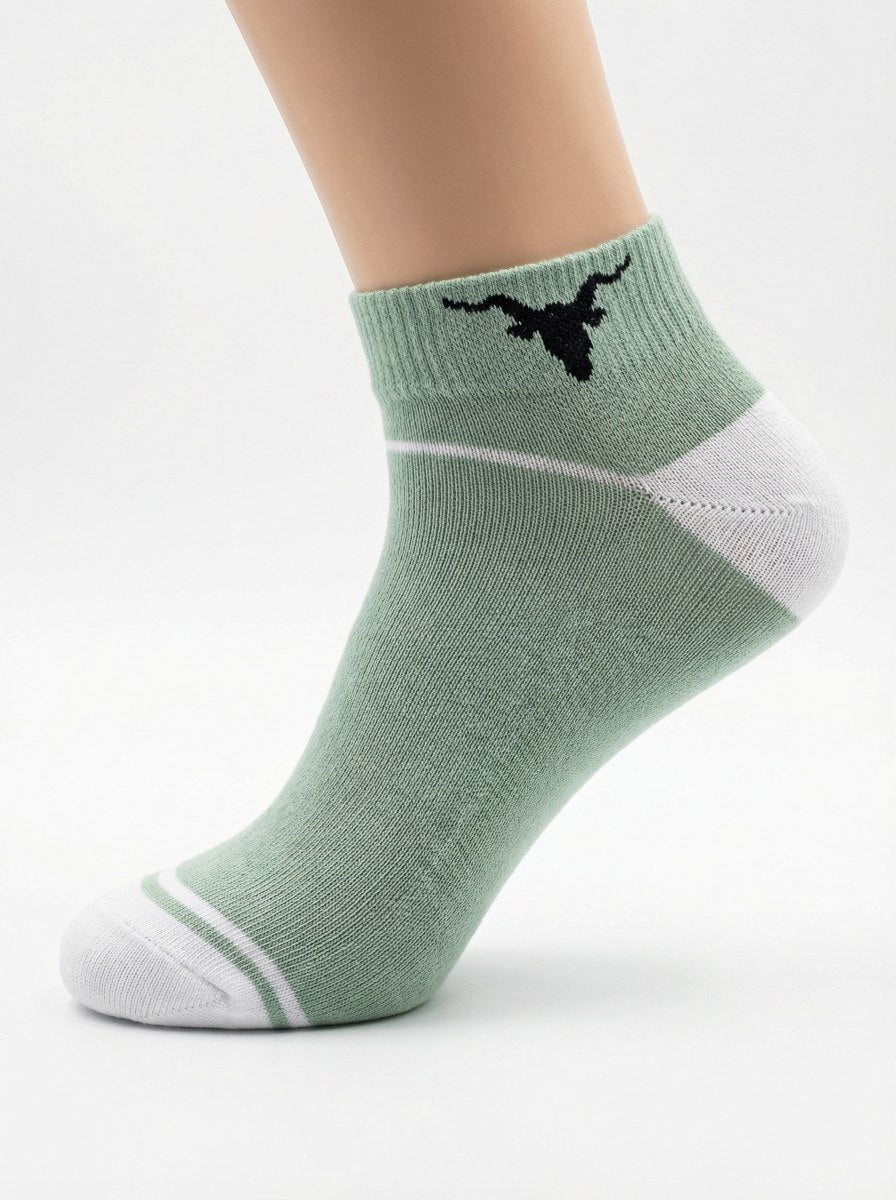 Pivot Series Active Ankle Socks – 5-Pair Colour Block Pack