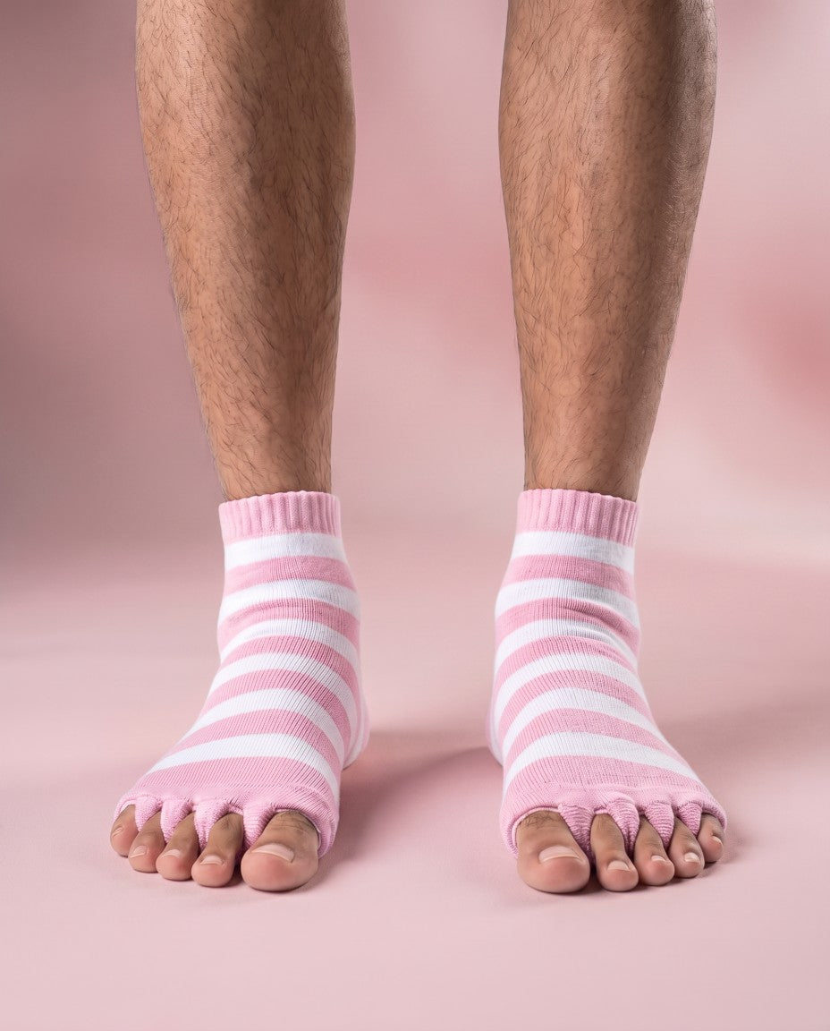 Foot Alignment Toe Separator Socks